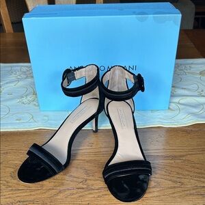 Antonio Melani Elegant Black Velvet Heels